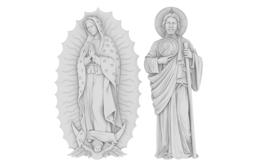 Virgin Mary Pendant + San Judas