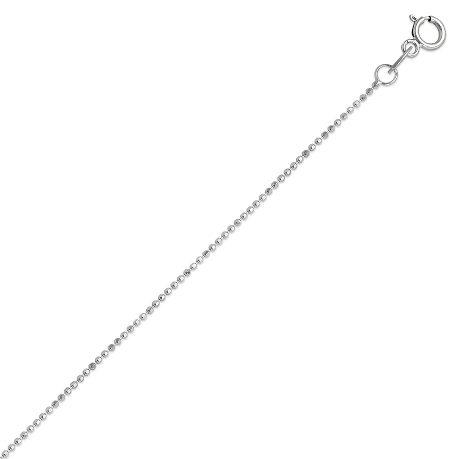 14K Gold Bead Chain 1.0 MM