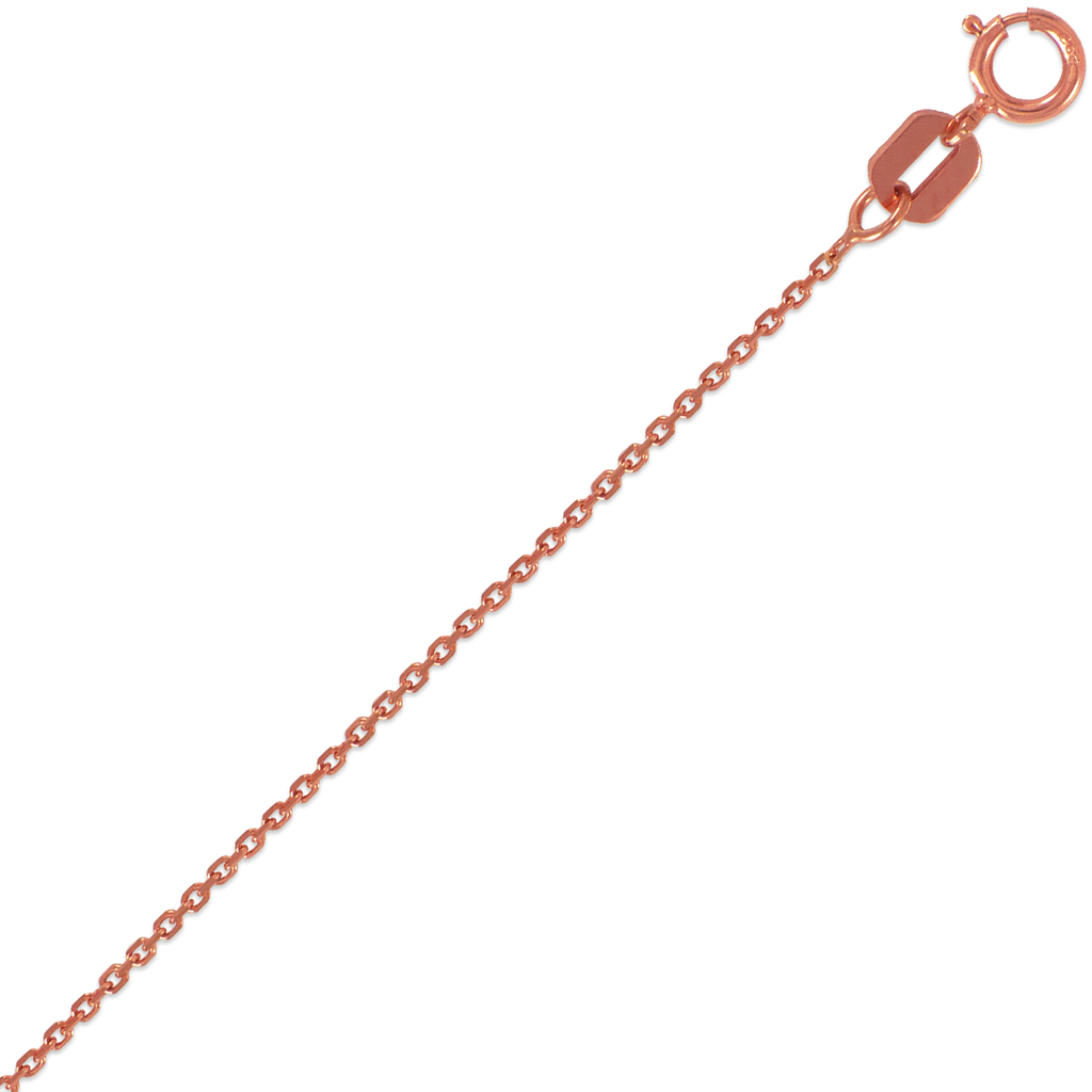 14K Rose Pendant + Chain