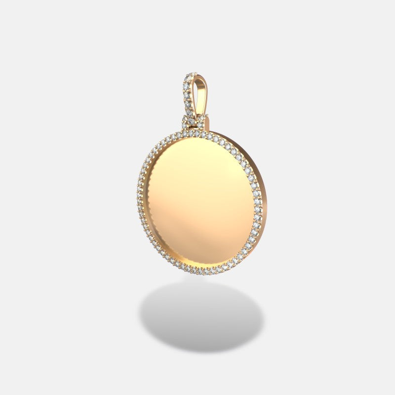 14K Picture Pendant 1.25"
