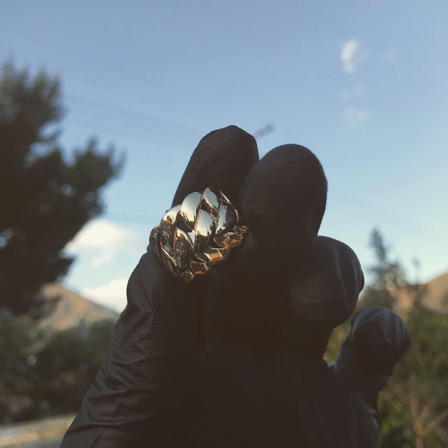 14K Miami Cuban Ring 12MM