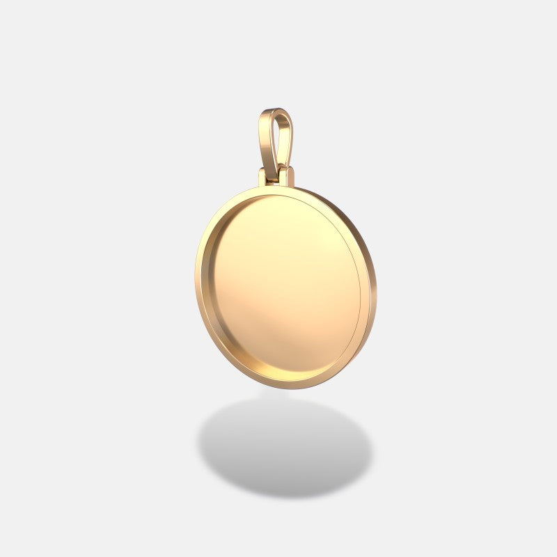 14K Picture Pendant 1.25"